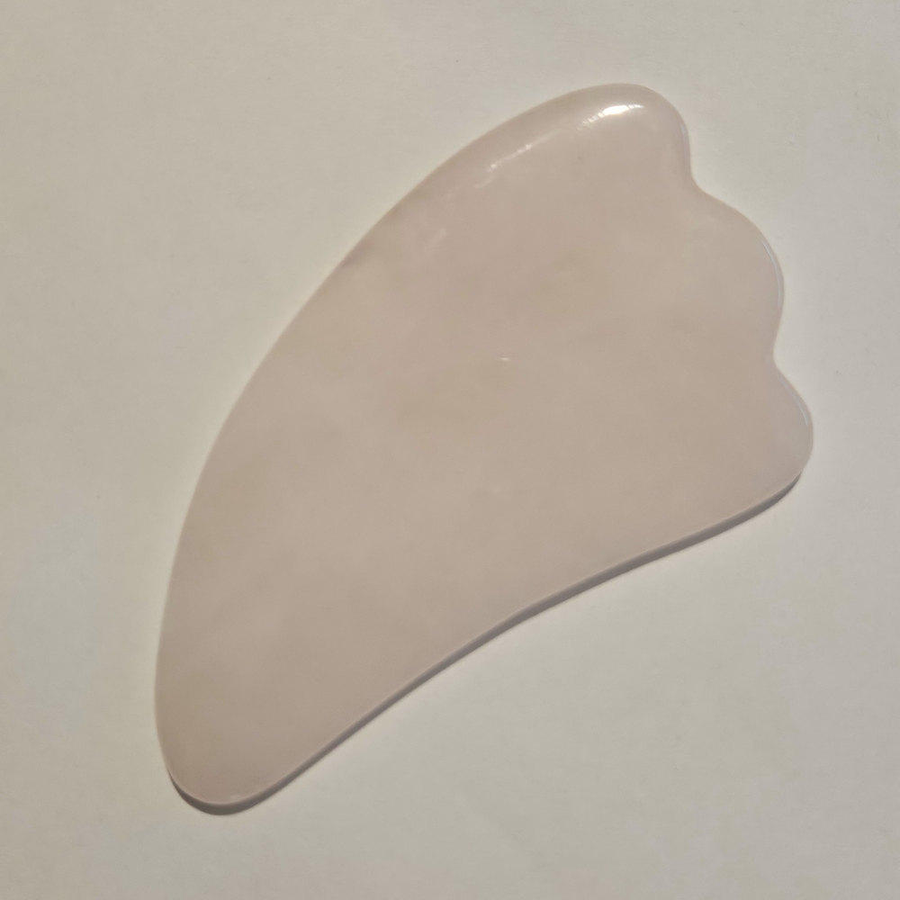 NWT Gua Sha Pink Quartz Facial Tool Massage - Picture 8 of 11